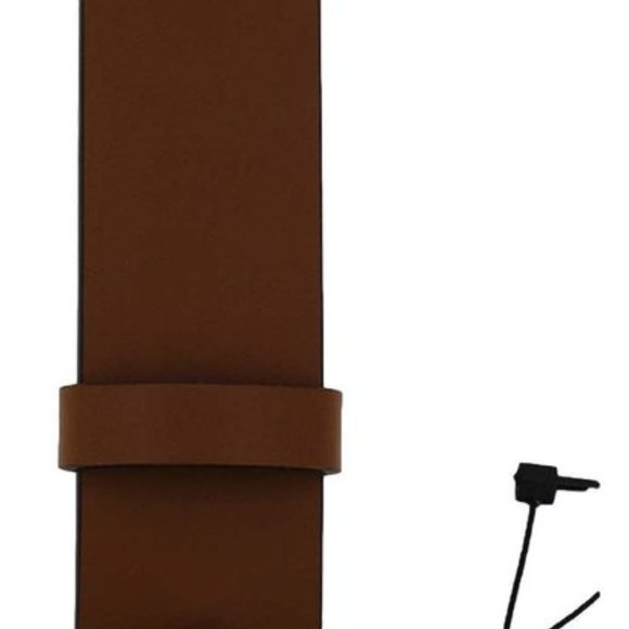 Gucci Brown Leather Silver Toned Hardware Interloc main image 3